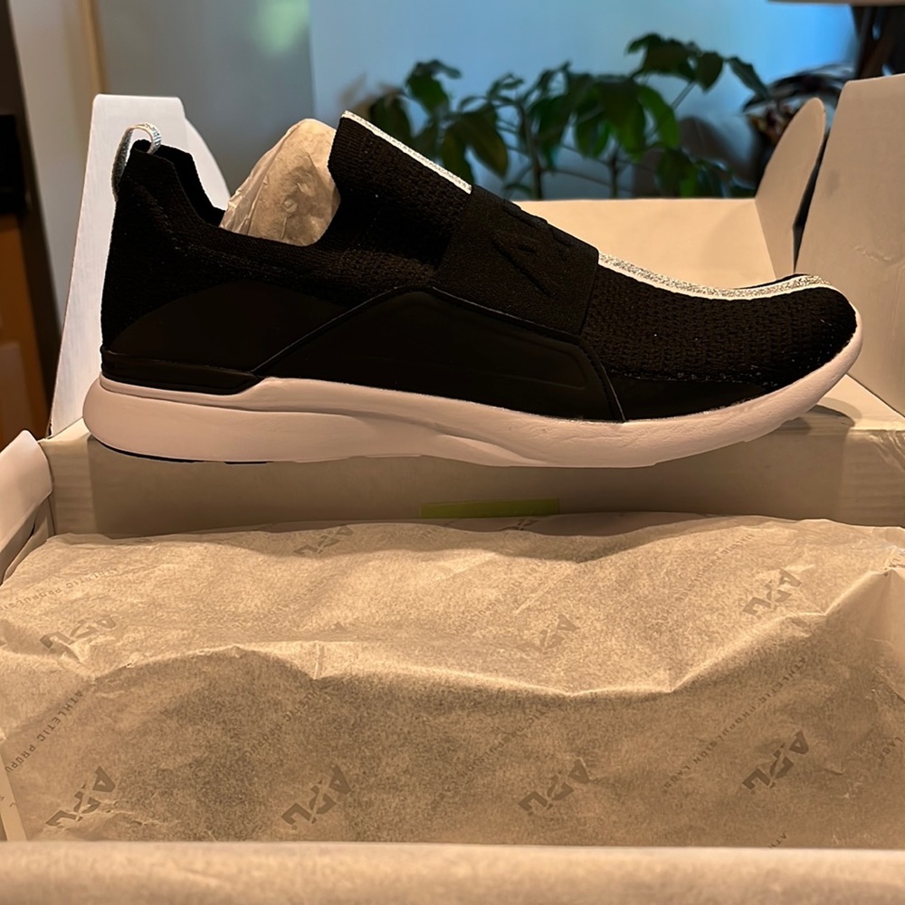 BRAND NEW TechLoom Bliss APL Shoes, Black/Silver/Racer
